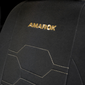 Vw Amarok Seatcovers Takla Blackedition Hunting Logo
