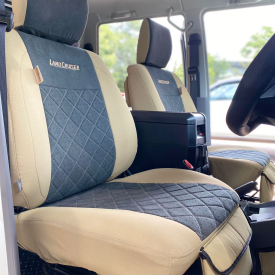 Toyota Landcruiser 70 76 79 Seatcovers Takla Siganture Alcantara Front