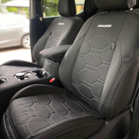 Vw Amarok Seatcovers Takla Riverock Front Hunting