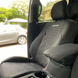 Vw Amarok Seatcovers Takla Riverock Front Hunting